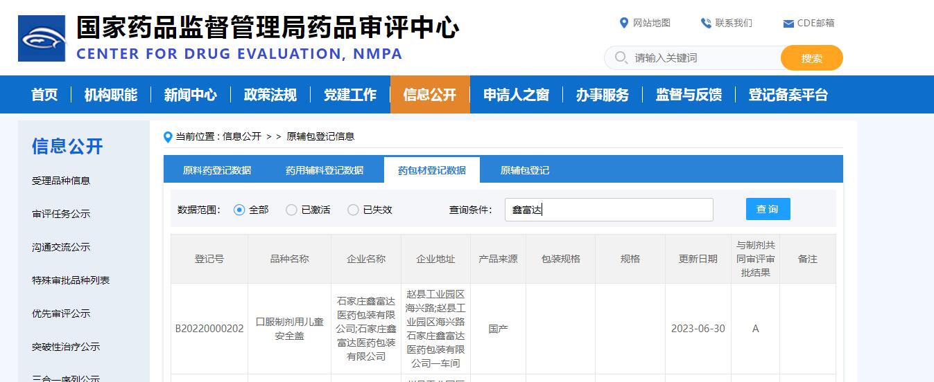 口服制劑兒童安全蓋CDE備案號A狀態.jpg